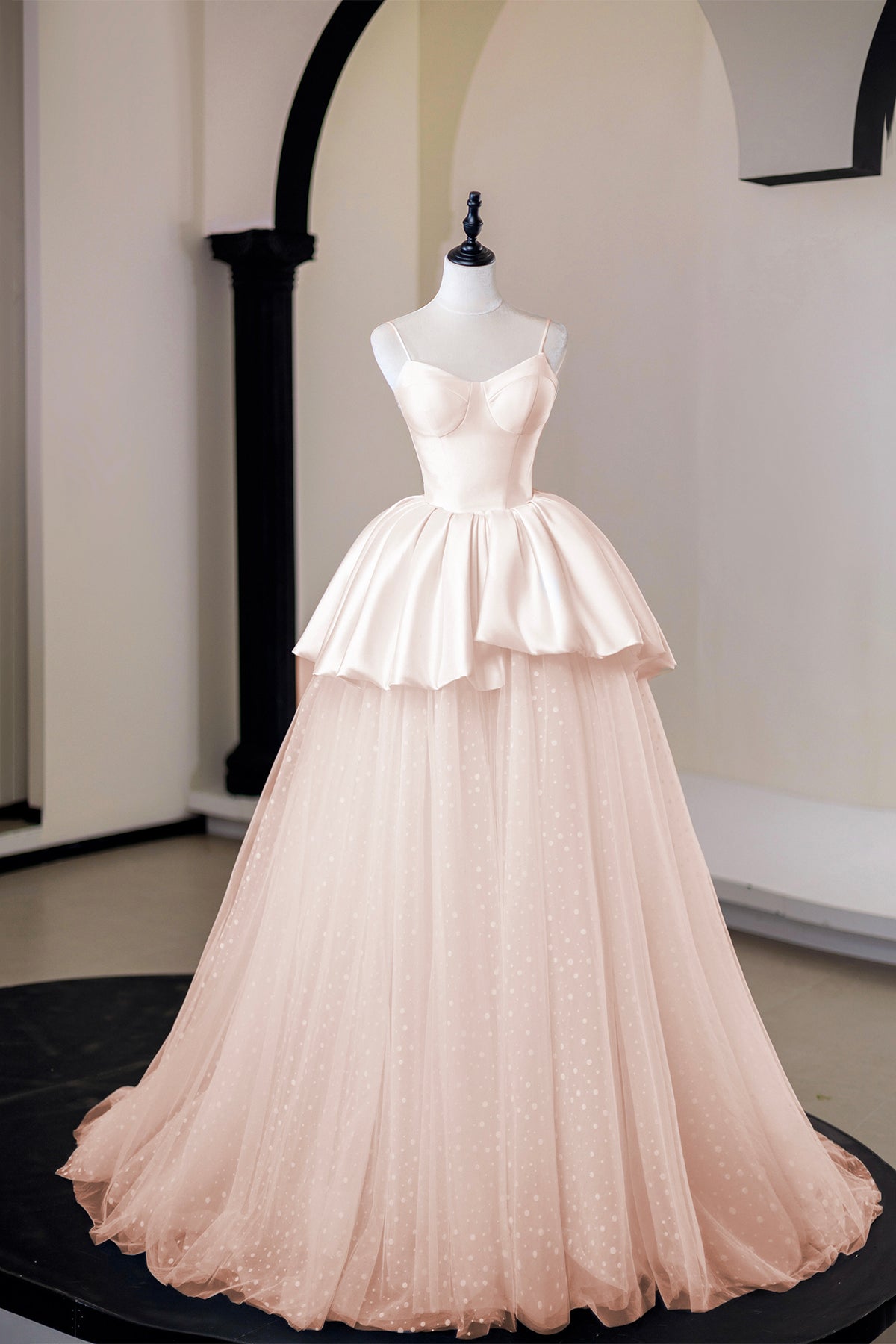 light pink sweetheart dress A Line Light Pink Sweetheart Chiffon Long Prom Dress Pink / 8