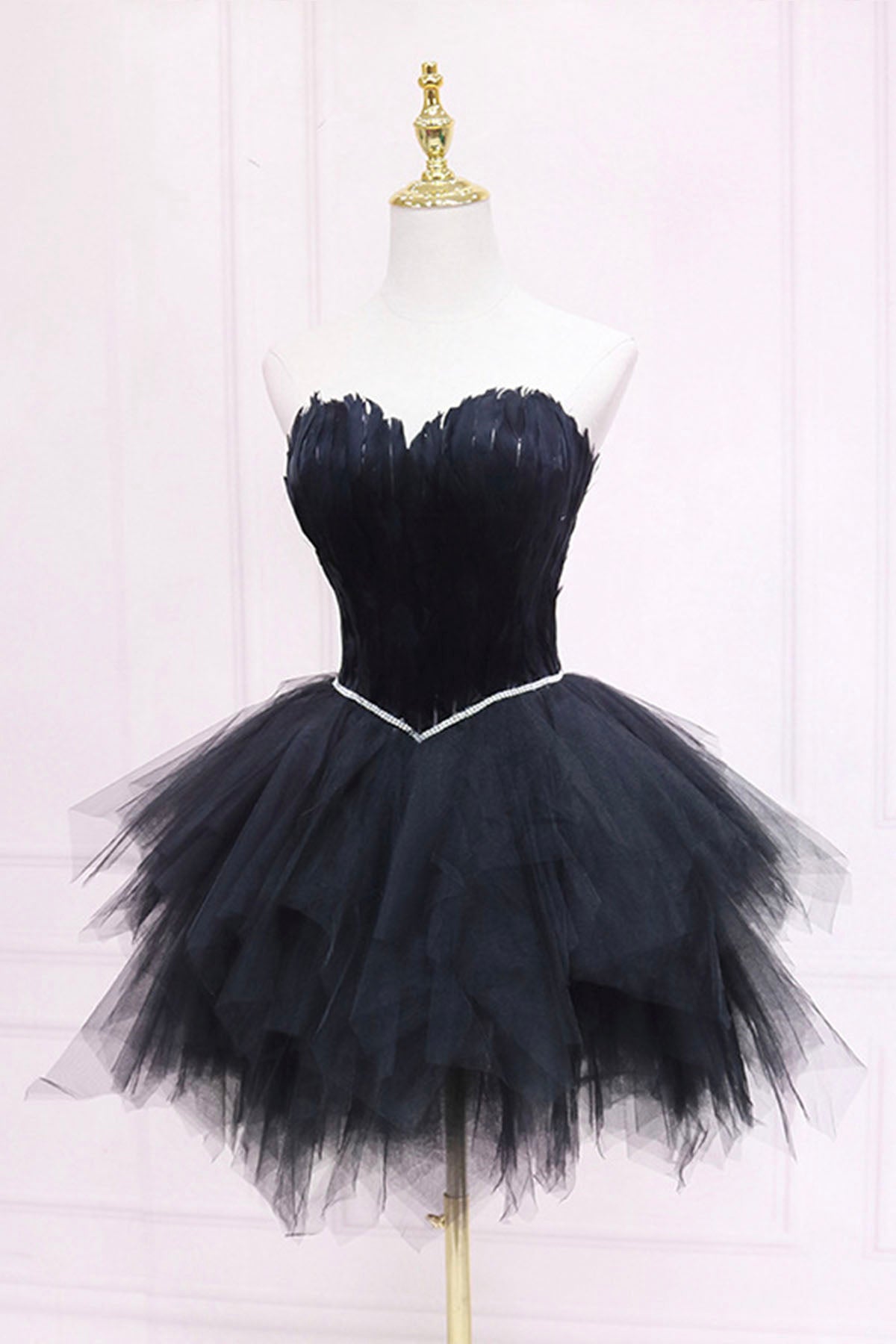 Black short prom on sale dresses