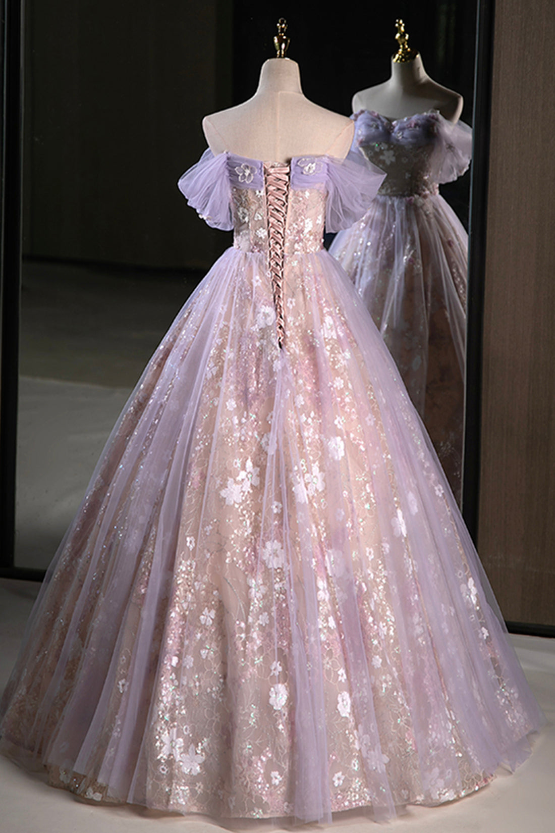 Purple Ethereal Prom Dresses Unique Tulle Long Lilac Prom Dress A Line Evening Dress Purple Ethereal Prom Dresses Unique Tulle Long Lilac Prom Dress A Line Evening Dress