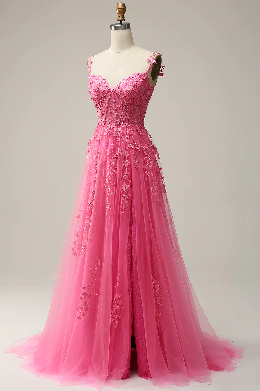 Xijun Hot Pink Tulle Prom Gown Party Dresses Long Evening Formal Dress  Detachable Long Train Sexy Graduation Dress Customized - AliExpress
