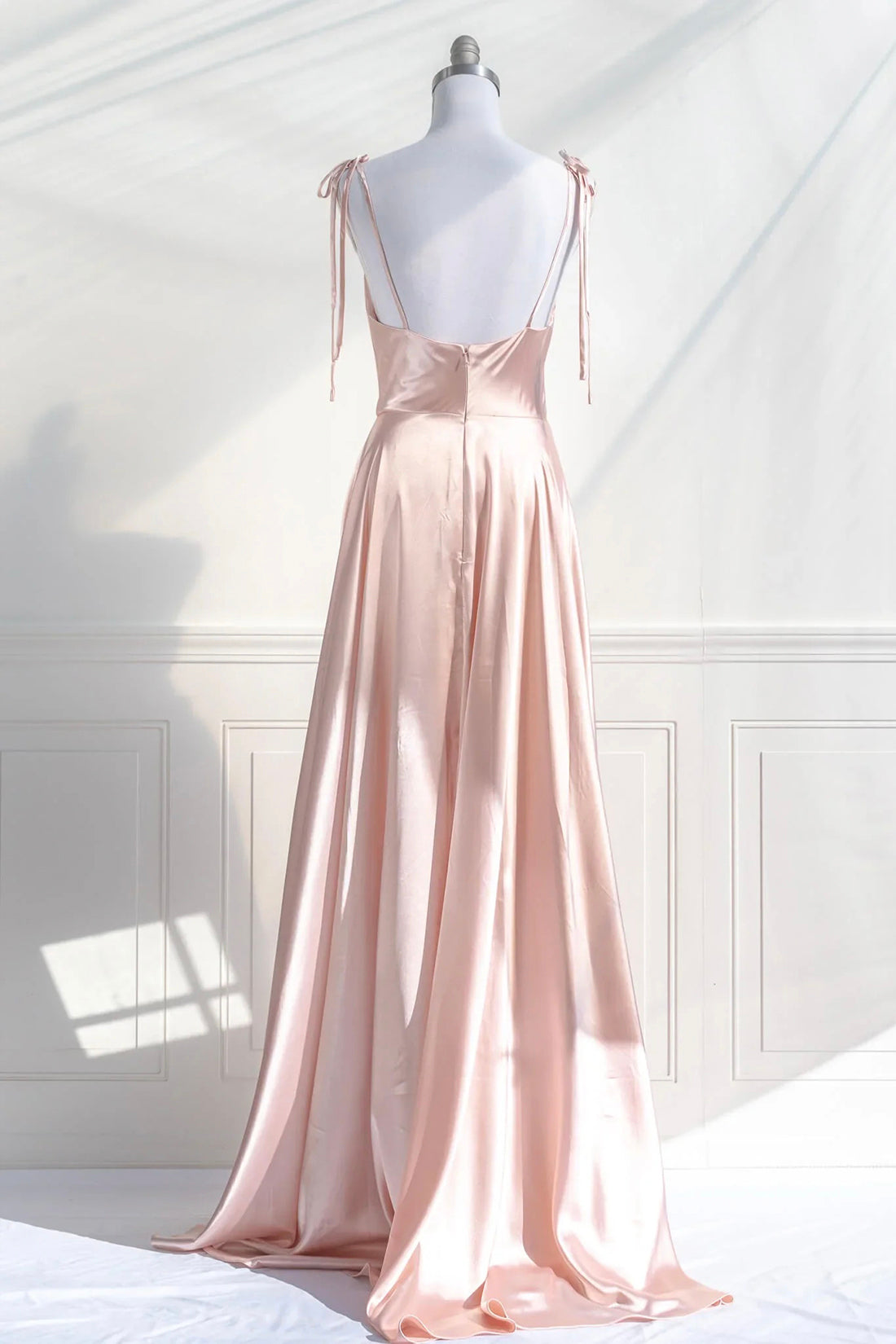 pink sweetheart strap satin aimishang dresses Aimishang Charming Pink Sheath Sweetheart Straps Satin Long Formal Pro Aimishang Dresses Wholesale