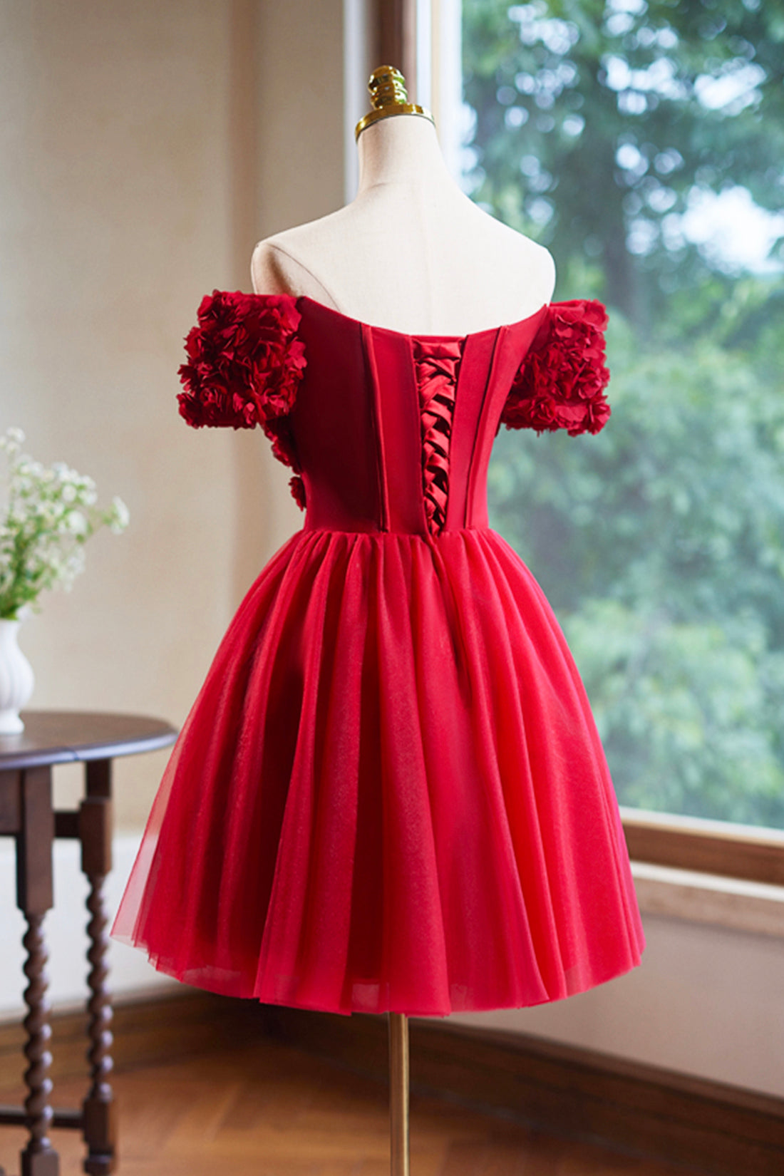 cute red dresses short Sweetheart Simple Cute Cheap Short Red Homecoming Dresses Under 100, C SposaBridal