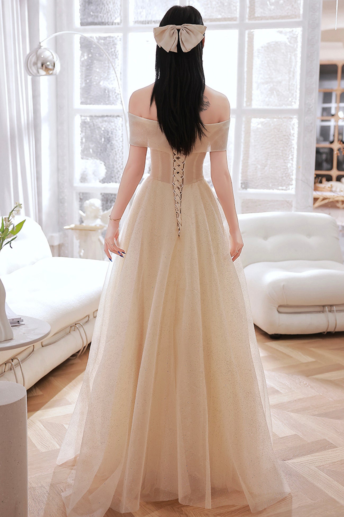 Buy Kendall Formal Gown - Champagne | Miss Runway Boutique