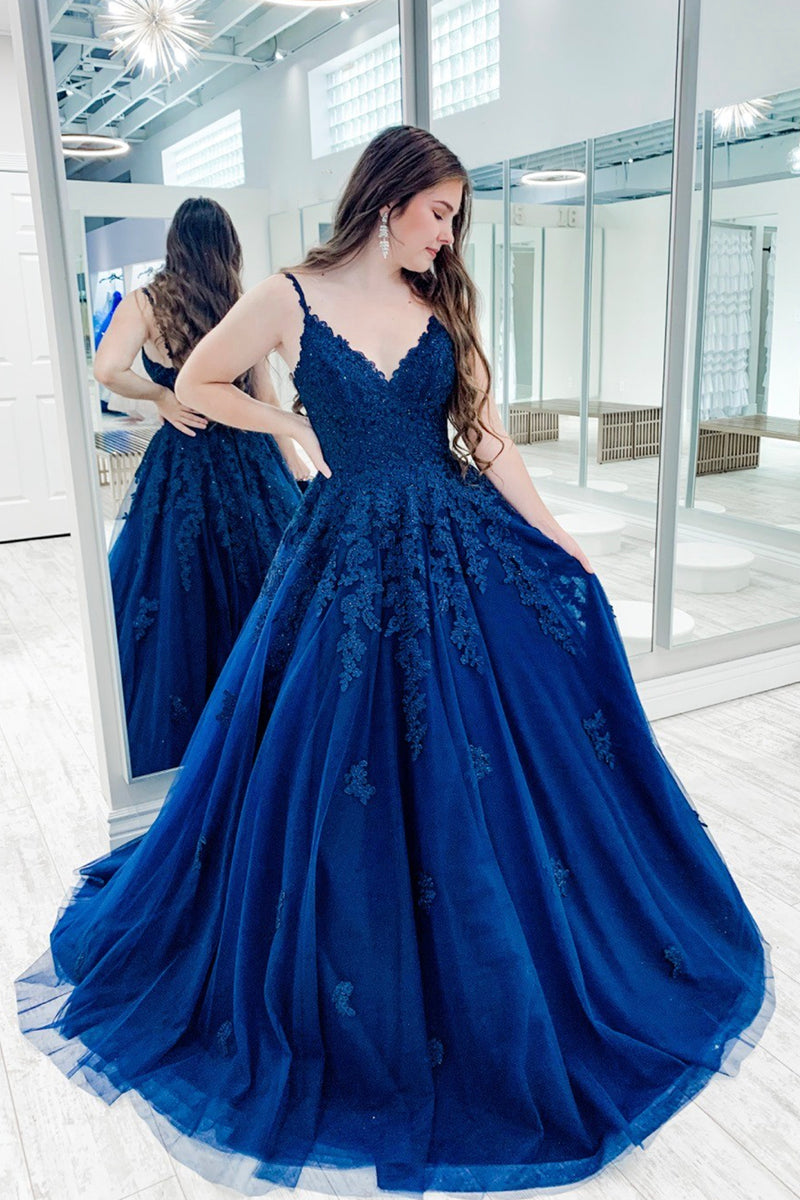 Tianzhihe Women’s Lace Velvet Prom Dress – Long V-Neck Blue Bridesmaid Gown, Machine Washable - View #12