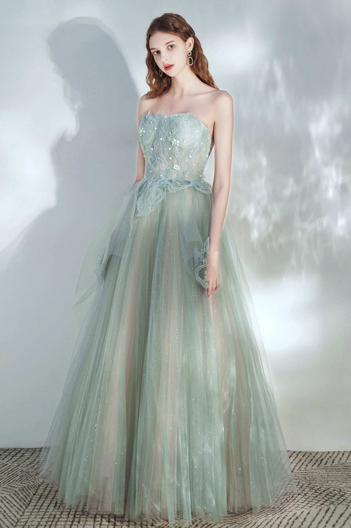 14+ Green Tulle Prom Dress