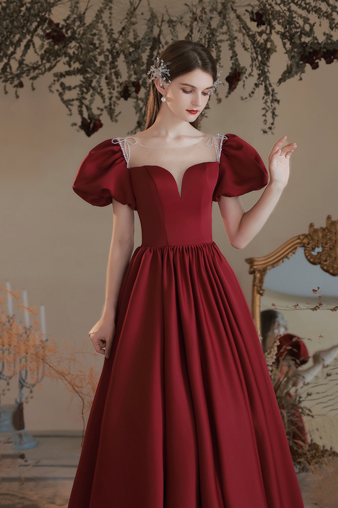 burgundy graduation dress Mermaid Burgundy Black Long Prom Dresses, Wine Red Black Mermaid Long Formal Graduation Dresses, US 16 / Custom Color / No Rush