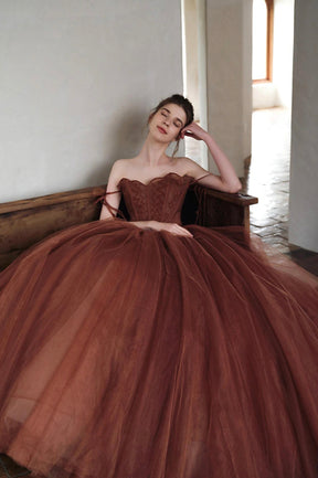 Amazing Tulle Long Ball Gown