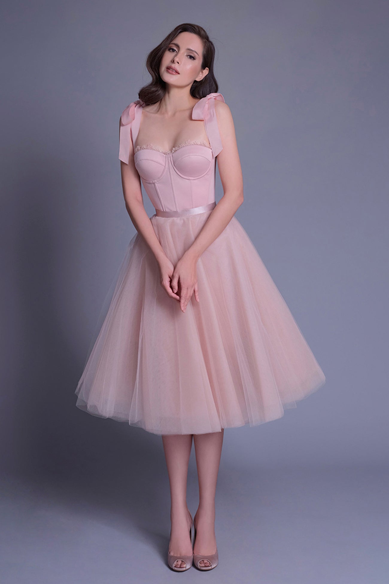 Pink Short A-Line Prom Dress with Corset, Cute Homecoming Party Dress