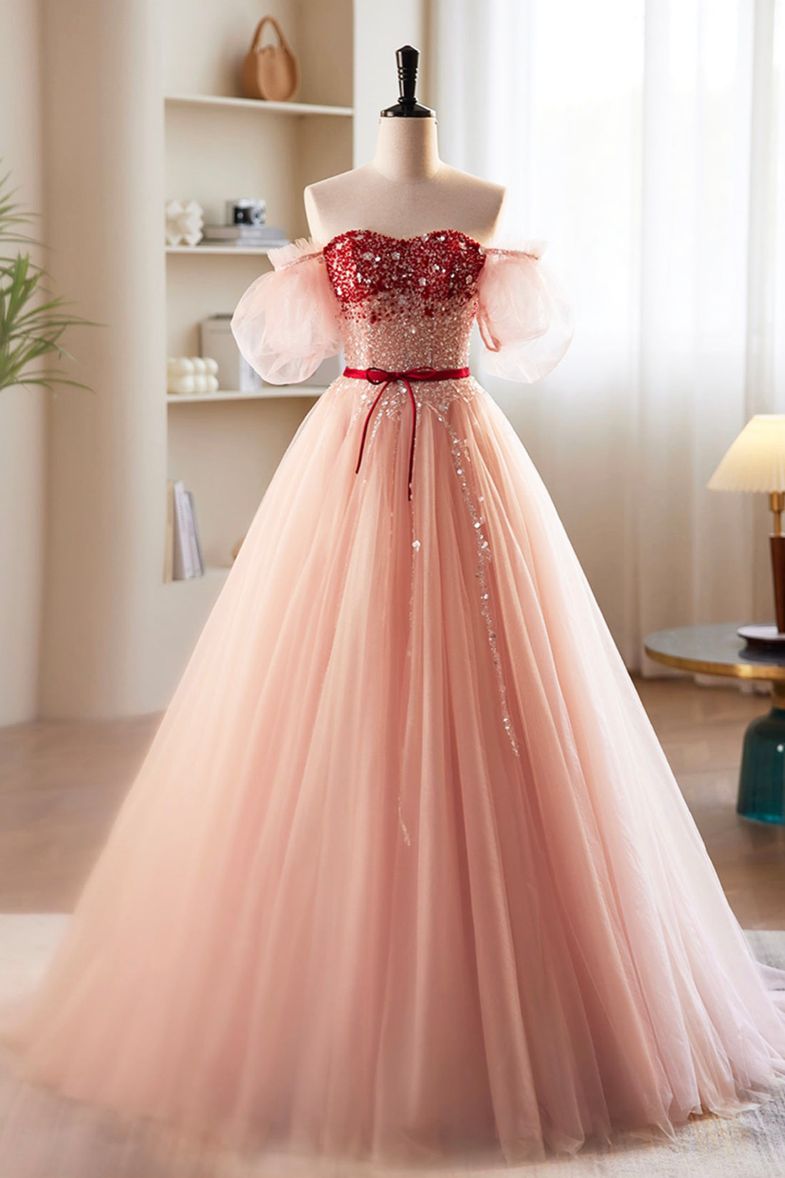 LOVELIULIU66 Mexican Theme Sweet 16 Dresses Ball Gown Prom Embroidered Off  The Shoulder Prom Graduation Dress Burgundy 2 : : Clothing, Shoes  & Accessories